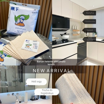 Konyhai loofah tisztító kendő, nedvszívó, olajálló, extra vastag