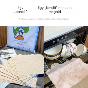 Konyhai loofah tisztító kendő, nedvszívó, olajálló, extra vastag