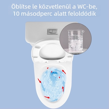 Vízben oldódó WC-ülőke fedő papír, egyszer használatos alátét, 250 lap, félbehajtva, fa cellulóz