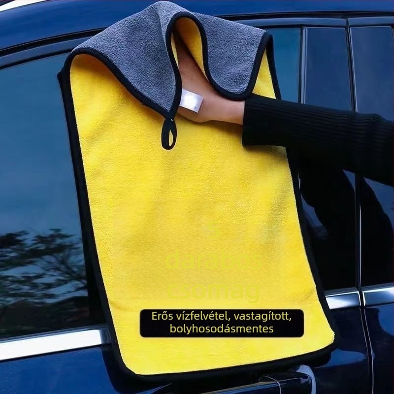 Vastag autó tisztító kendő, rendkívül nedvszívó, szöszmentes, nyommentes, üveg és felületek tisztítására.