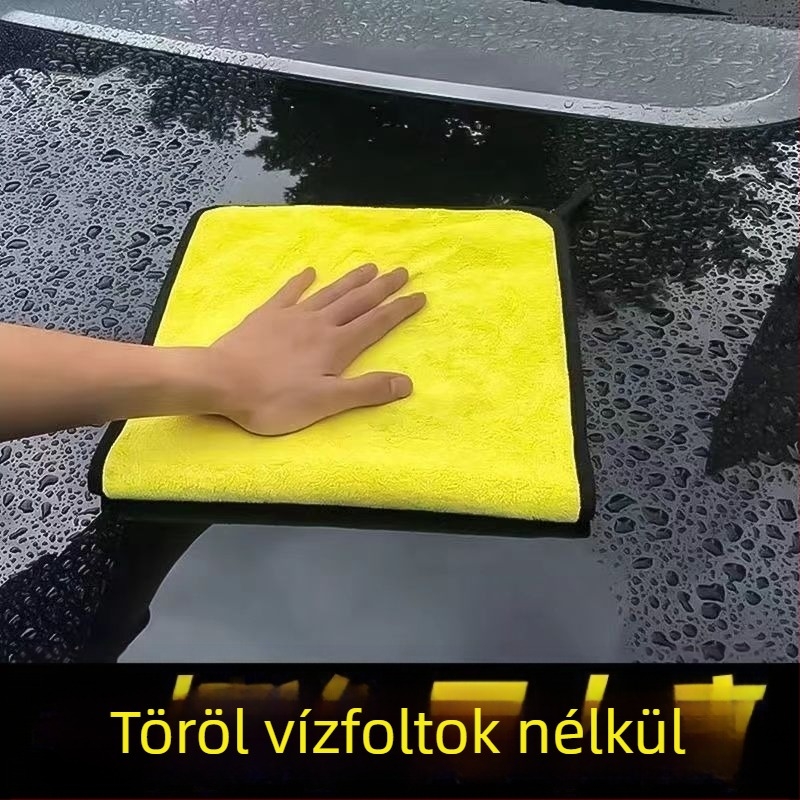 Vastag autó tisztító kendő, rendkívül nedvszívó, szöszmentes, nyommentes, üveg és felületek tisztítására.