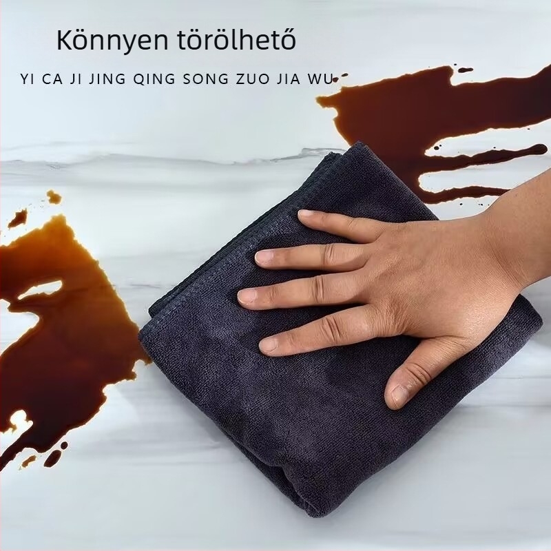 Vastagított mikroszálas tisztító kendő, szöszmentes, nedvszívó rongy, konyha, üveg és padló tisztítására, autó mosásához