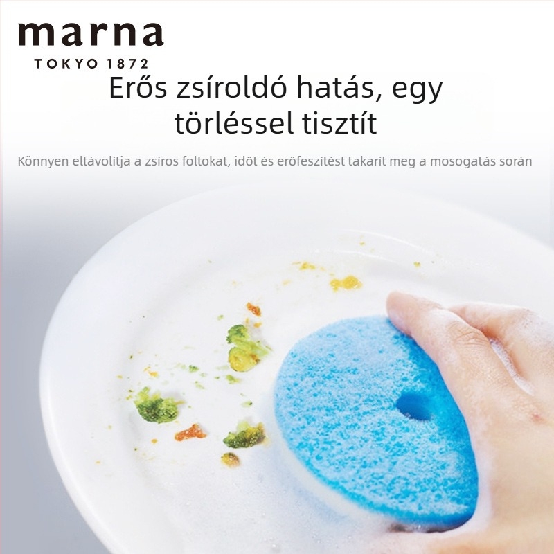 Marna mosogatószivacs és fazekak súroló eszköz, konyhai tisztítás