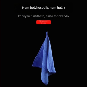 Mikroszálas konyhai rongy, nedvszívó és gyorsan száradó, vastagabb bár-törlőkendő, barna, rácsos mintázattal
