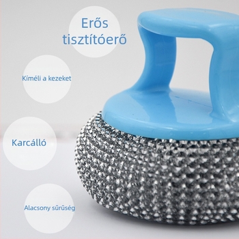 ZQ konyhai acéldrót tisztító golyók – 4 darabos készlet edények tisztításához