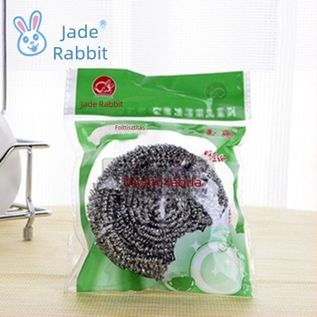 Jade Rabbit 25 g acélgyapot tisztító labda konyha- és éttermi használatra – rozsdamentes, zacskóban csomagolva
