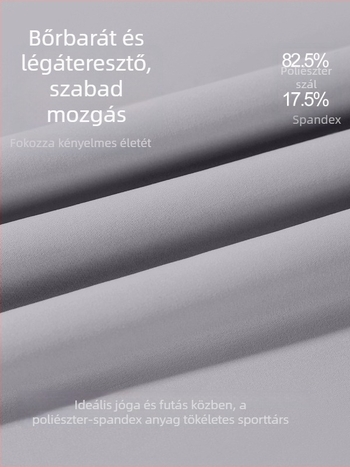 Őszi–téli karcsúsító jóga dzseki varrott részletekkel, ujjas felső