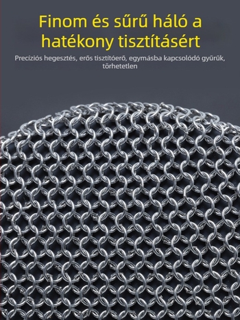 Manchen fazék tisztító ecset hosszú nyéllel, konyhai tisztítás, rozsdamentes acélhuzal golyóval