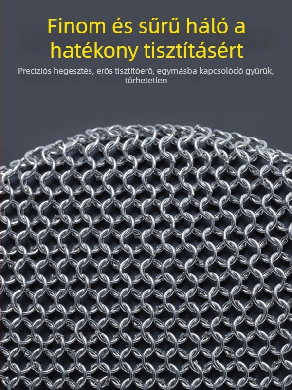 Manchen fazék tisztító ecset hosszú nyéllel, konyhai tisztítás, rozsdamentes acélhuzal golyóval
