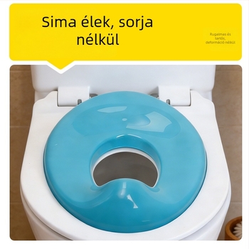 Műanyag gyerekeknek csúszásmentes WC-ülőke – piros és Égkék