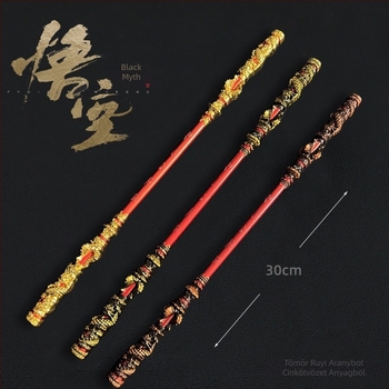 Sun Wukong Ötvözet Fegyver Modell Pálcával — A Mennyei Bölcs Egyenlő a Mennyekkel