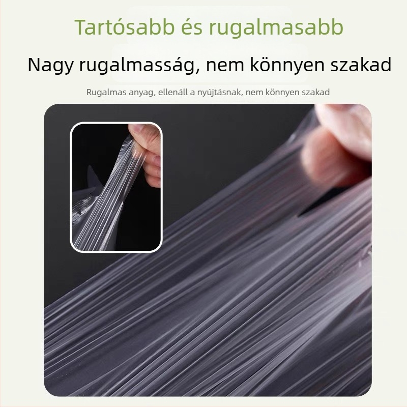 Egyszer használatos vastagított átlátszó PE kesztyűk, élelmiszer-minőségű, dobozos kiszerelésben, cateringhez, elvitelre és otthoni használatra