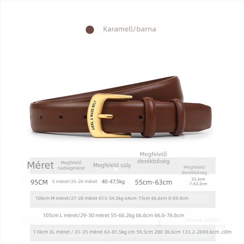 Női fekete széles bőrszíj, sokoldalú, hétköznapi viselet, szélesség 2–4 cm