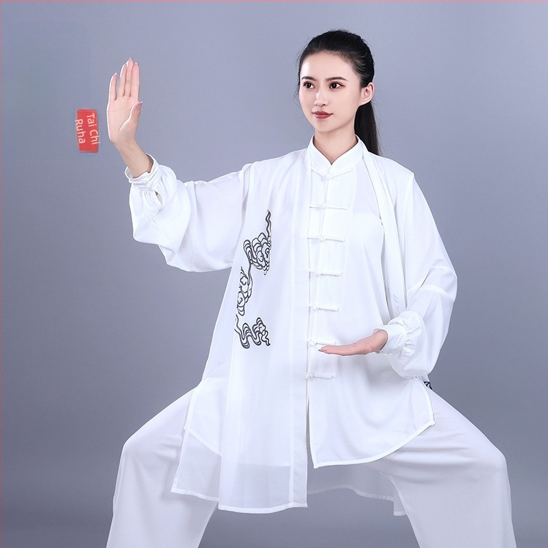 Hongji női Tai Chi ruha tavasz–ősz szezonra, versenyekre, edzésekre és előadásokra, új kínai stílus