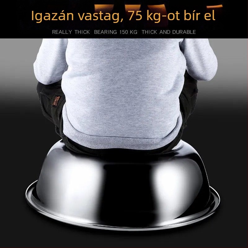Személyre szabott rozsdamentes acél medence – nagy multifunkcionális mosogatómedence a konyhában, mosogatáshoz, arc- és lábápoláshoz