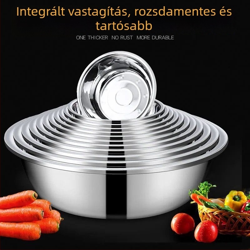 Személyre szabott rozsdamentes acél medence – nagy multifunkcionális mosogatómedence a konyhában, mosogatáshoz, arc- és lábápoláshoz