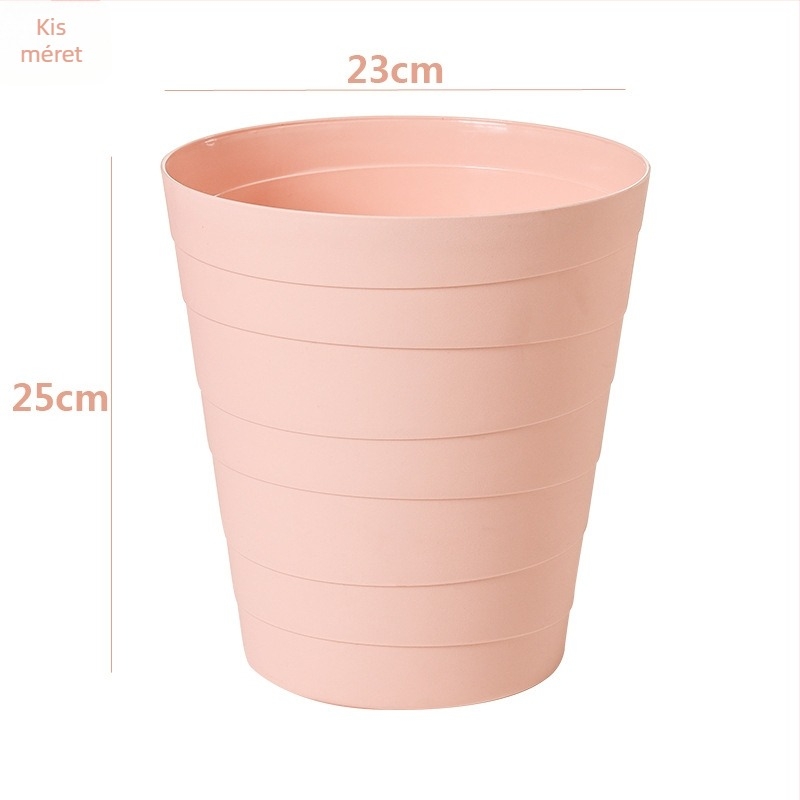 Shunli Nordic műanyag kuka, nyitott tetejű, 8 liter, konyhához, otthonhoz és irodához, matt felület