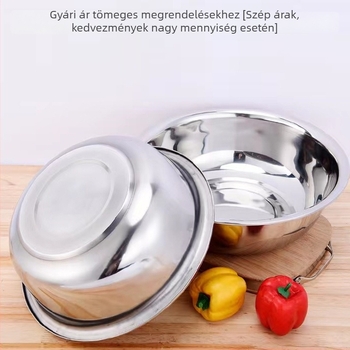 Mágneses peremű rozsdamentes acél konyhai mosóedény, nagy kapacitású, 28–80 cm