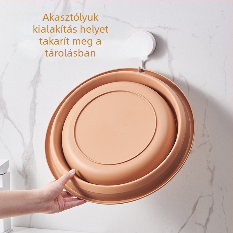OEM/ODM mosdóedény testreszabható nyomtatással, hordozható, összecsukható, multifunkcionális láb- és arcmosó edény