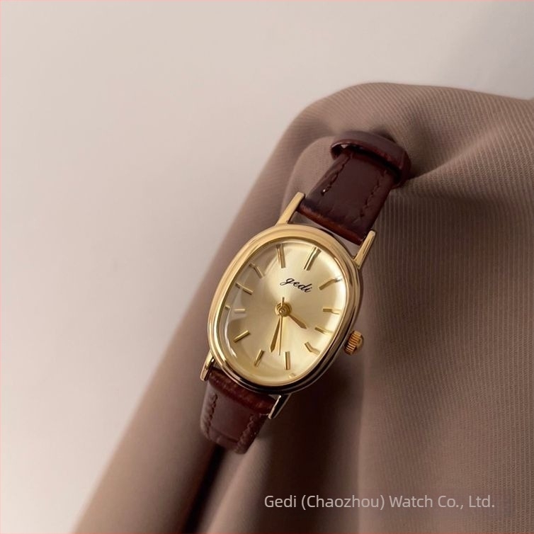 Goethe női óra ovális kisméretű számlappal, hozzáférhető lux, 30 m vízállóság, modell 13043