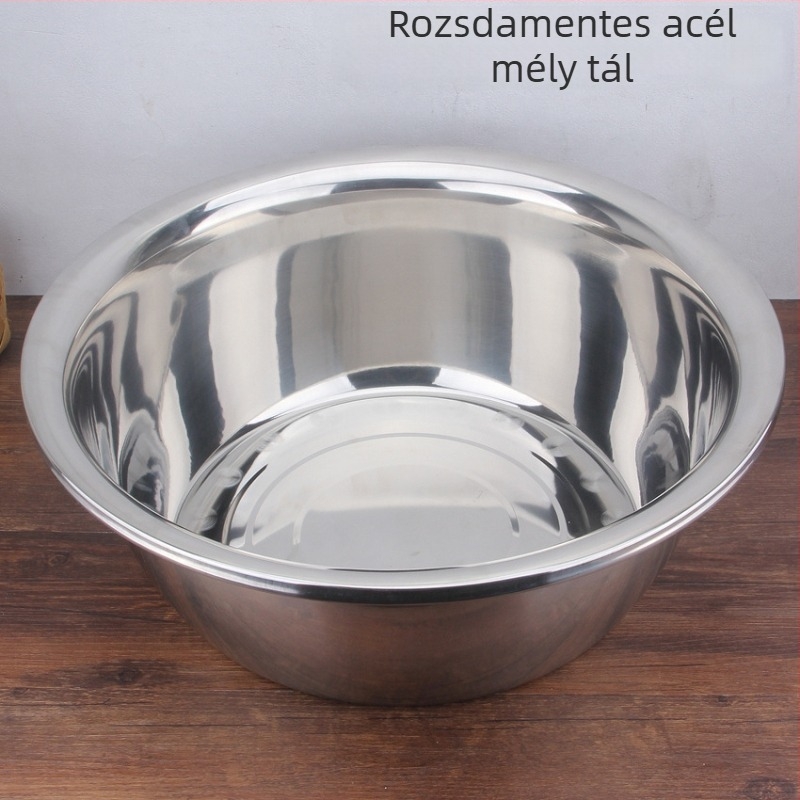 80 cm vastag mágnesmentes zöldségek mosómedencéje, mély, nehéz fém