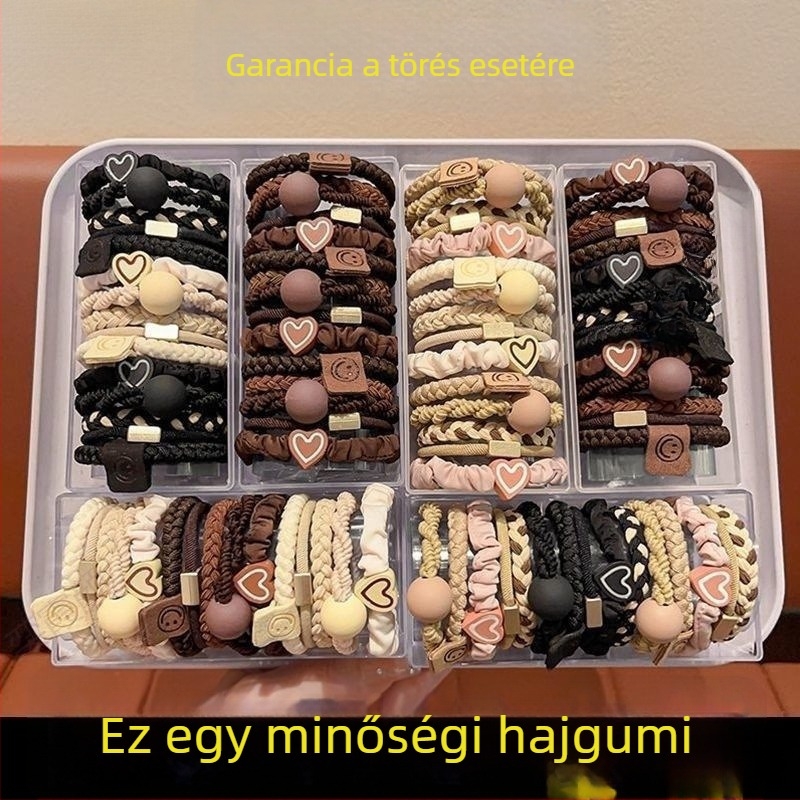 Keverék hajgumik magas rugalmassággal — tartósak, egyszerűek és elegánsak magas copfhoz és masnival