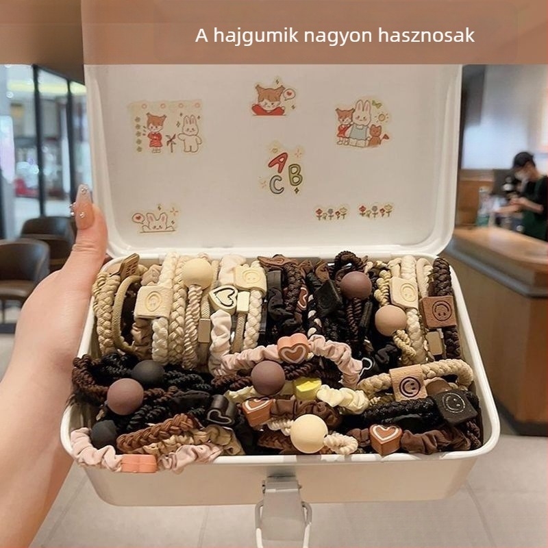 Keverék hajgumik magas rugalmassággal — tartósak, egyszerűek és elegánsak magas copfhoz és masnival