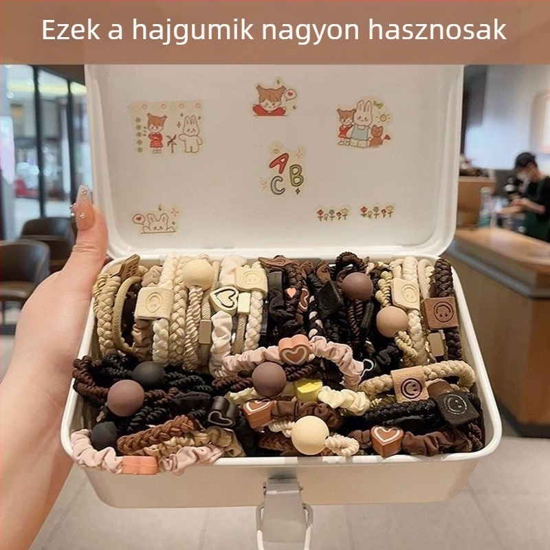 Keverék hajgumik magas rugalmassággal — tartósak, egyszerűek és elegánsak magas copfhoz és masnival