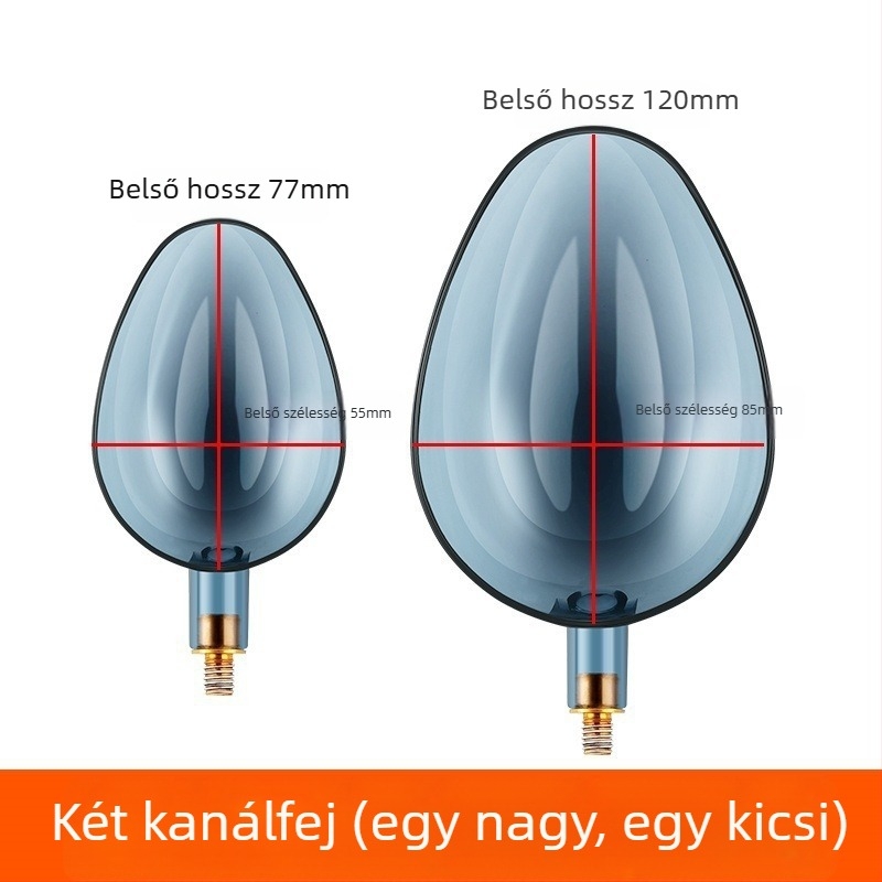 Teleszkópos etetőkanál szénszálas bottal hosszú dobásokhoz