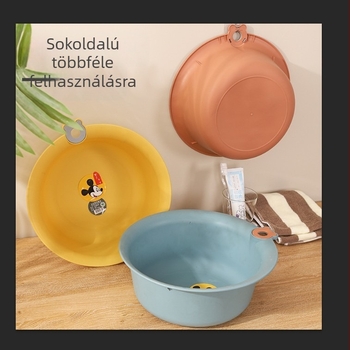 Miki egér arcképes műanyag mosdótál, falra szerelhető, vastag kivitel, gyerekeknek és diákoknak