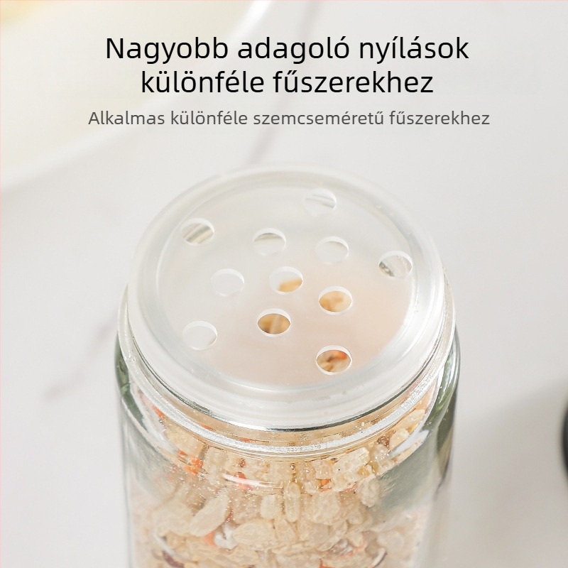 Forgó Ferris-kör formájú fűszeres tároló készlet üveges tárolókkal a konyhához