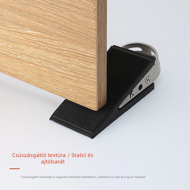 PAWIS ajtóstopper 304 rozsdamentes acélból, szélálló, padlóra szerelt, merev, csendes, ütközésgátló, belső használathoz, modern minimalist stílus.