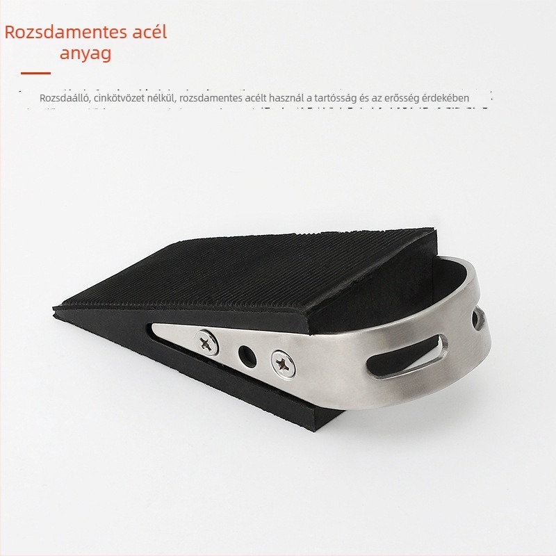 PAWIS ajtóstopper 304 rozsdamentes acélból, szélálló, padlóra szerelt, merev, csendes, ütközésgátló, belső használathoz, modern minimalist stílus.