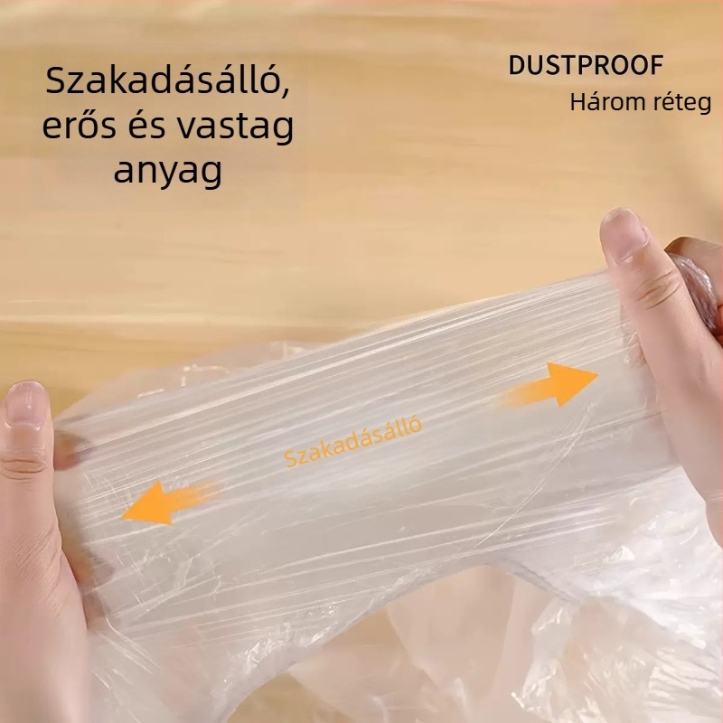 Gumis élű bútorvédő, teljes lefedés nagy ágyhoz és kanapéhoz, egyszer használatos porvédő.