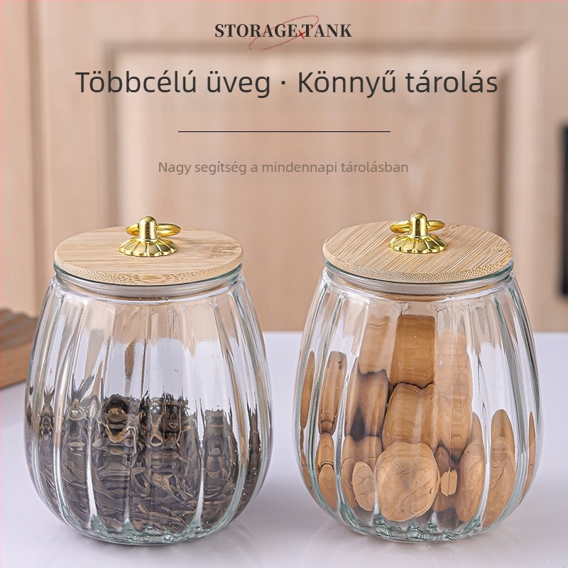 Üvegből készült tárolóedények hermetikusan záródó, átlátszó edények savanyúságokra, lekvárokra és gabonára, kapacitás 501-800 ml