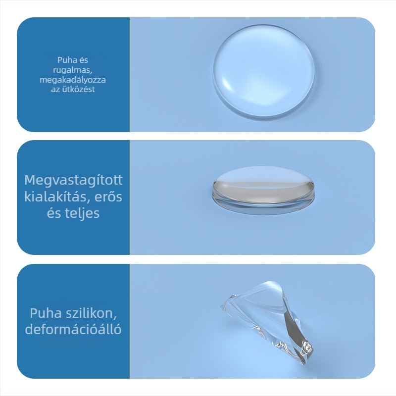 Áttetsző ütközésgátló falvédő otthoni használatra — ajtóütő, kilincsvédő, kanapé sarok párna, vastagabb csendes ütéscsillapító