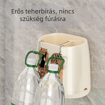Pálcikák és evőeszköztartó kés-tartóval – minimalist konyhai tároló a pultra