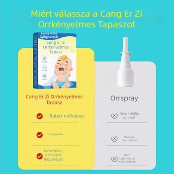 Gyermekeknek szóló gyógynövényes orrtapasz a nazális elzáródás és szárazság enyhítésére