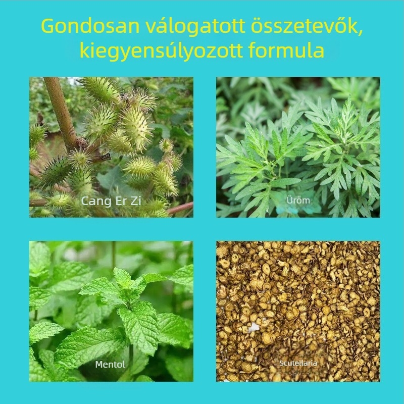 Gyermekeknek szóló gyógynövényes orrtapasz a nazális elzáródás és szárazság enyhítésére
