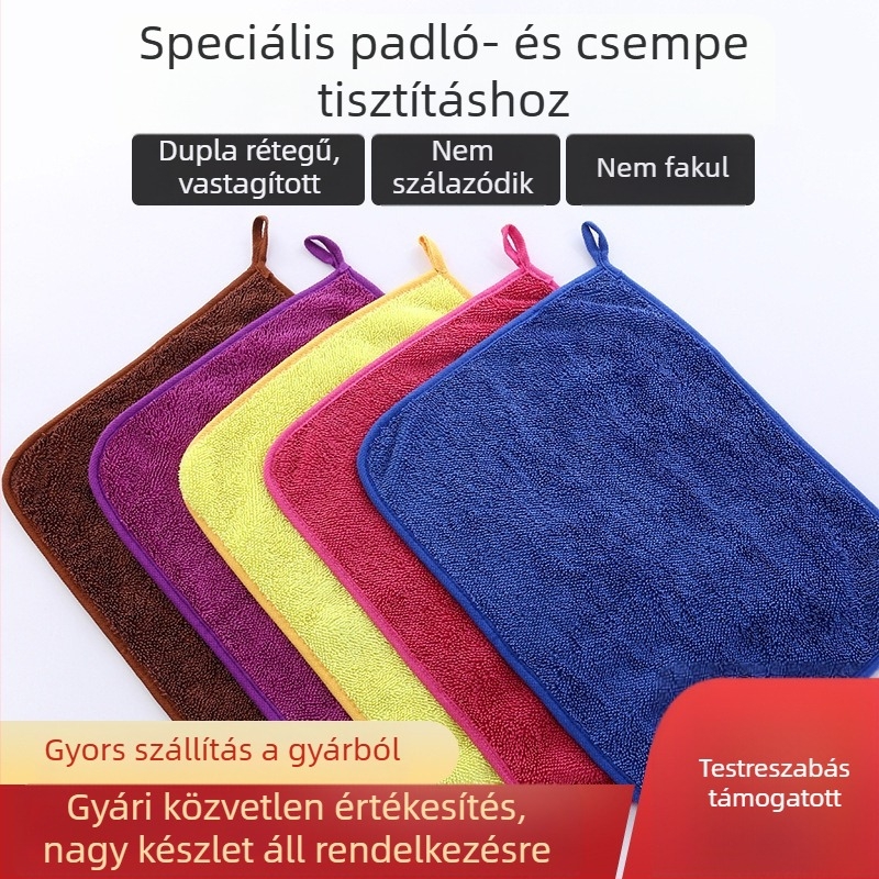 Mikroszálas mop kendő, nedvszívó, vízjelek nélkül