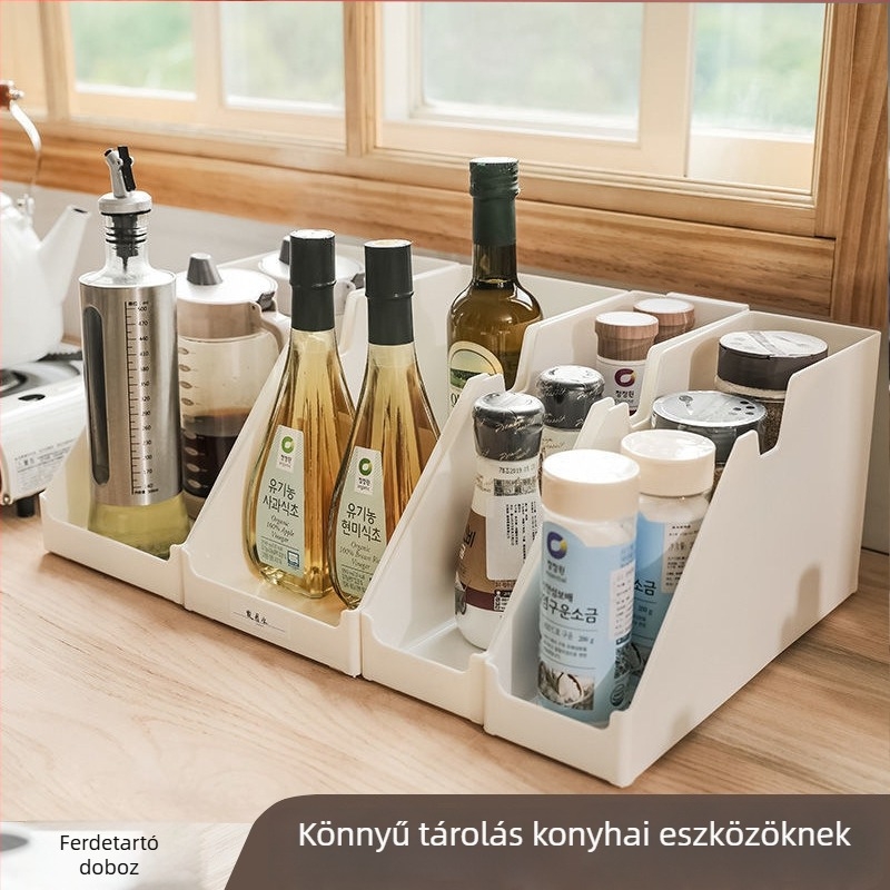 Konyhai edények és fazekak tárolóállványa görgőkkel, mosogató alatti szervező