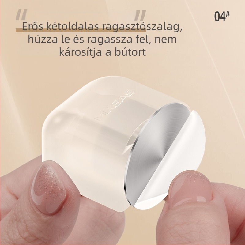 Fúrás nélküli mágneses ajtó tartó, új modell, erős mágneses rögzítés üvegajtókhoz és fürdőszobákhoz