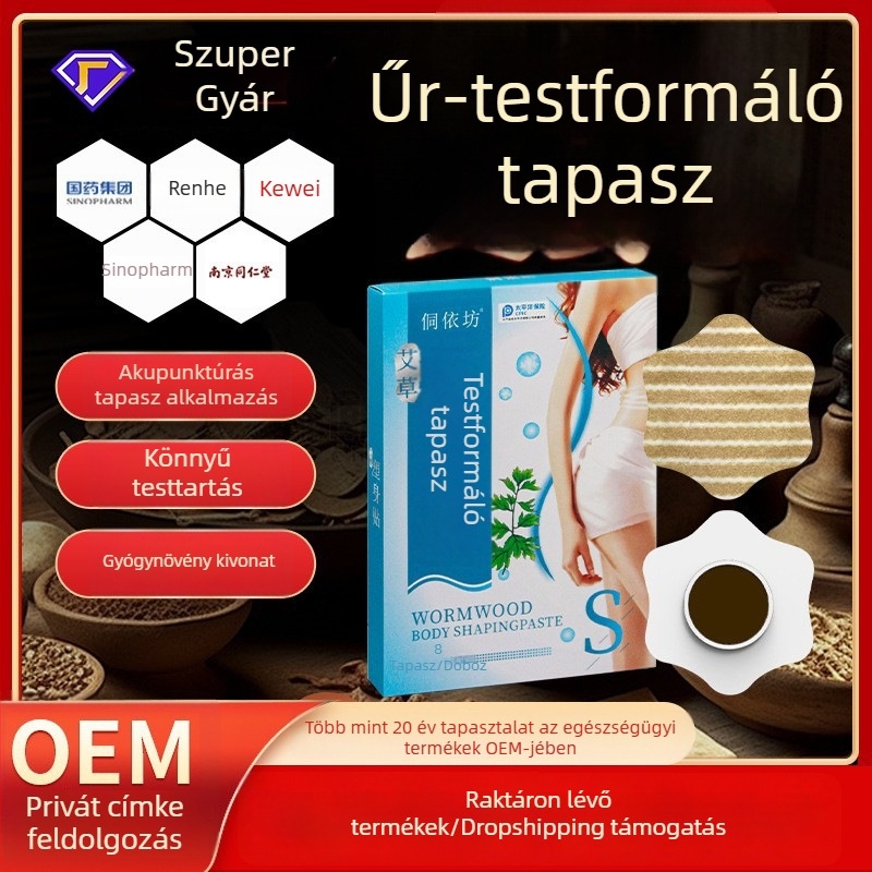 Személyre szabott Mugwort deréktáji formázó tapasz akupunktúrás pontokhoz infravörös melegítéssel