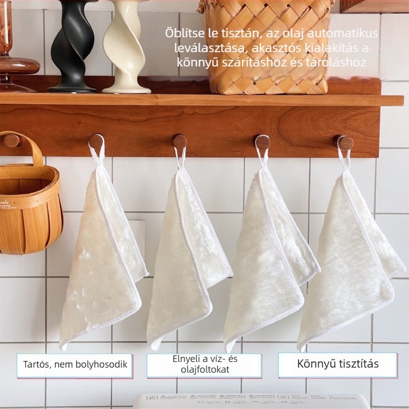 UYIKU Vastagított, puha konyhai kendők, melyek kímélik a kezet, nedvszívóak, nem szívnak fel olajat, 2 darabos csomag