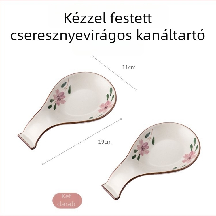 Japán stílusú kerámia konyhai eszközök tárolója a pultra
