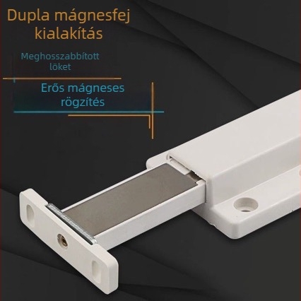Rejtett mágneses szekrényajtó zárónyomó mechanizmus, nyomásra nyíló, nagy méret