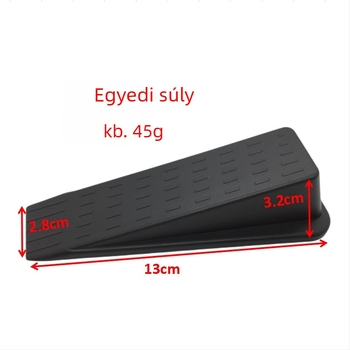 Fúrás nélküli mobil ajtóstop PVC puha gumi