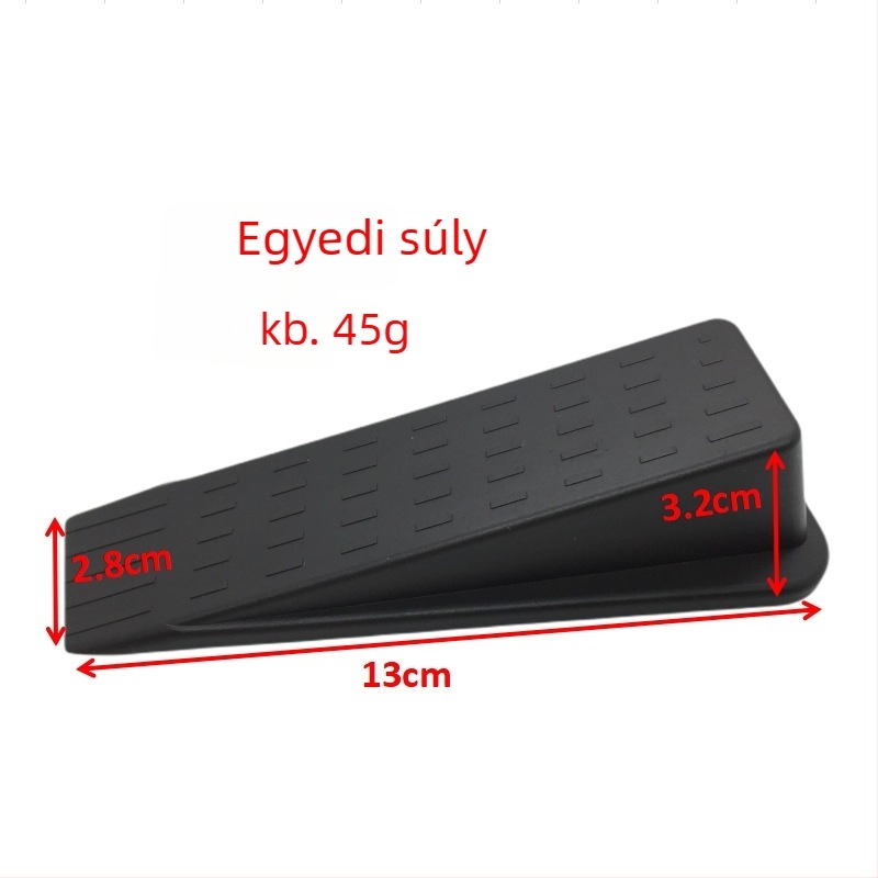 Fúrás nélküli mobil ajtóstop PVC puha gumi