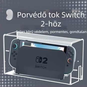 Akril porvédő sapka Switch 2/Lite-hoz — integrált védőtok logónyomtatási lehetőséggel