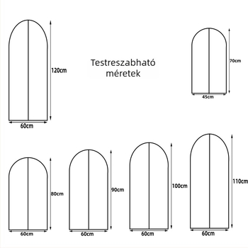 Légáteresztő porvédő huzat szőrme ruhákhoz